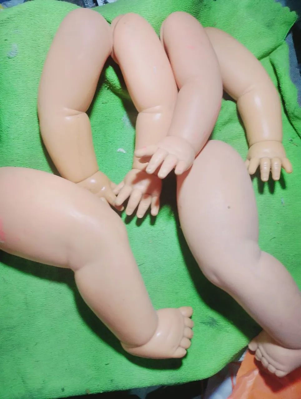 pernas e braços boneca antiga fofa da estrela - Foto 2