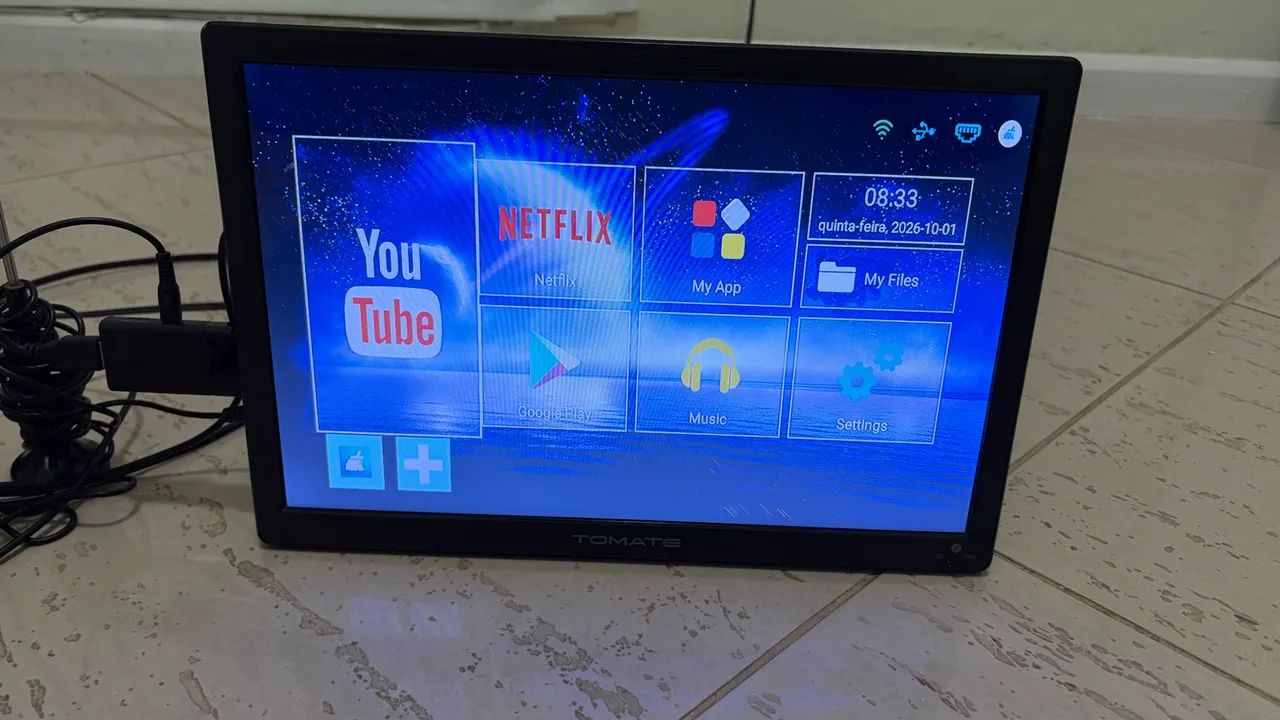 TV Led portátil Tomate de 14 polegadas modelo MTM-1410 Smart Tv com Stick TV - Foto 2