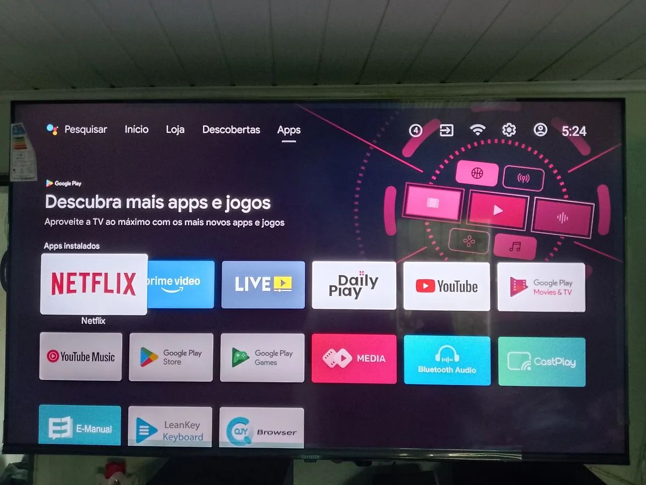 Vendo essa TV 55 polegadas com apenas 2 semanas de uso  - Foto 2