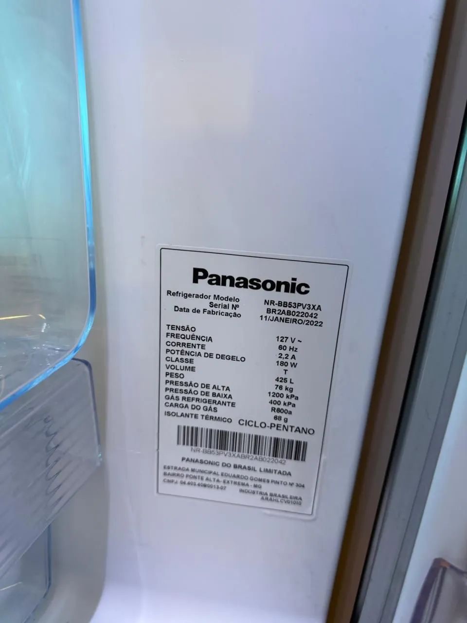 Geladeira Panasonic Inox - Foto 3