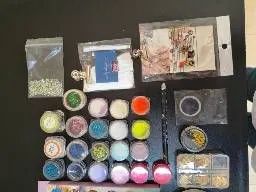  / Kit Completo Material Nail Design (Glitters, Moldes  - Foto 3
