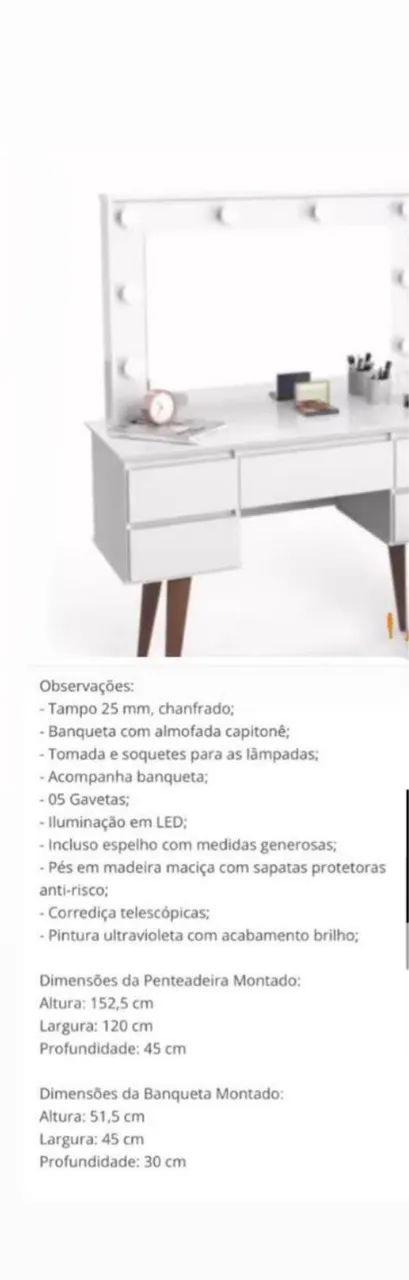 Penteadeira Camarim  - Foto 2