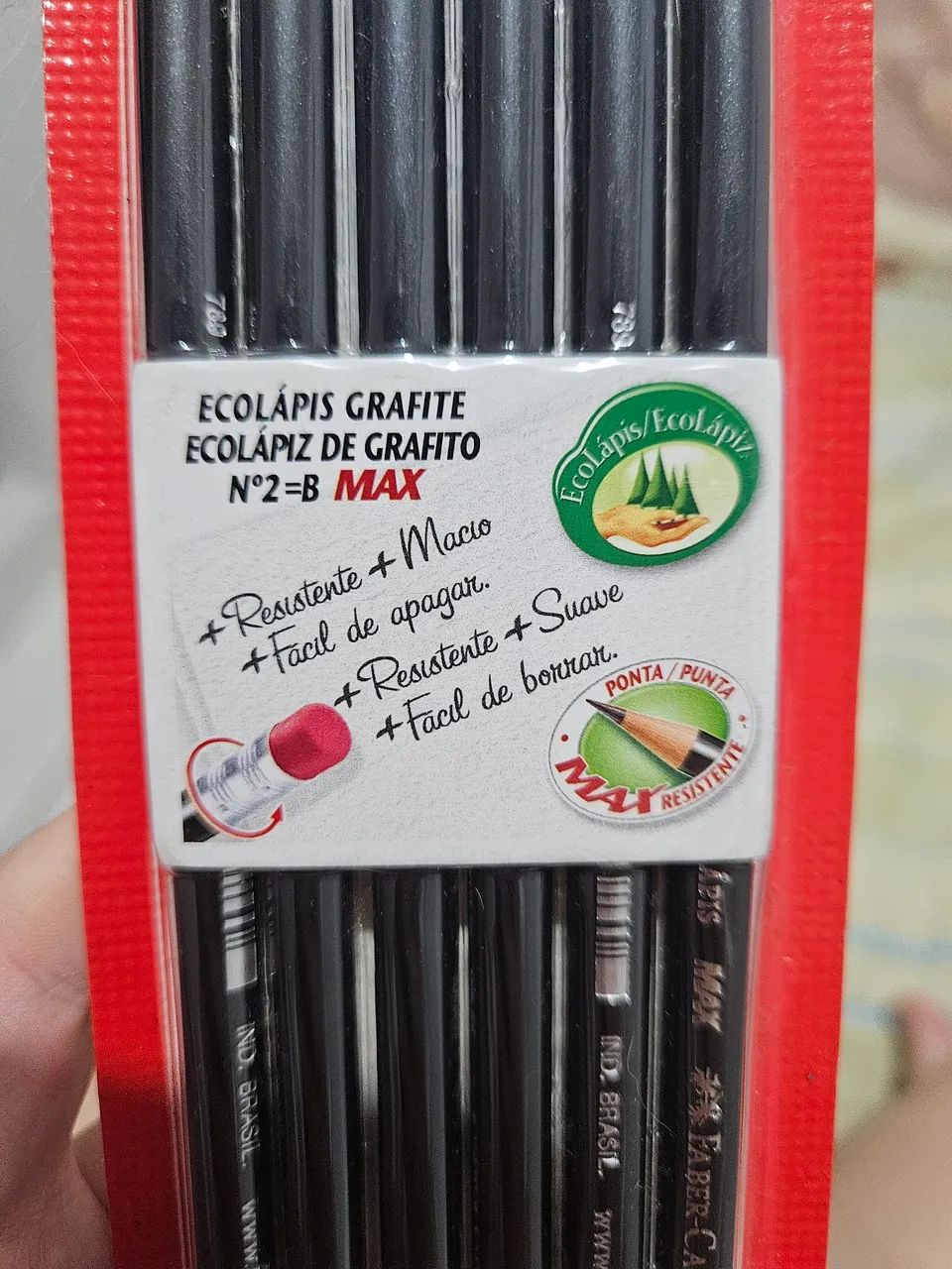 Kit de 6 Lápis Faber-Castell Novos - Foto 2