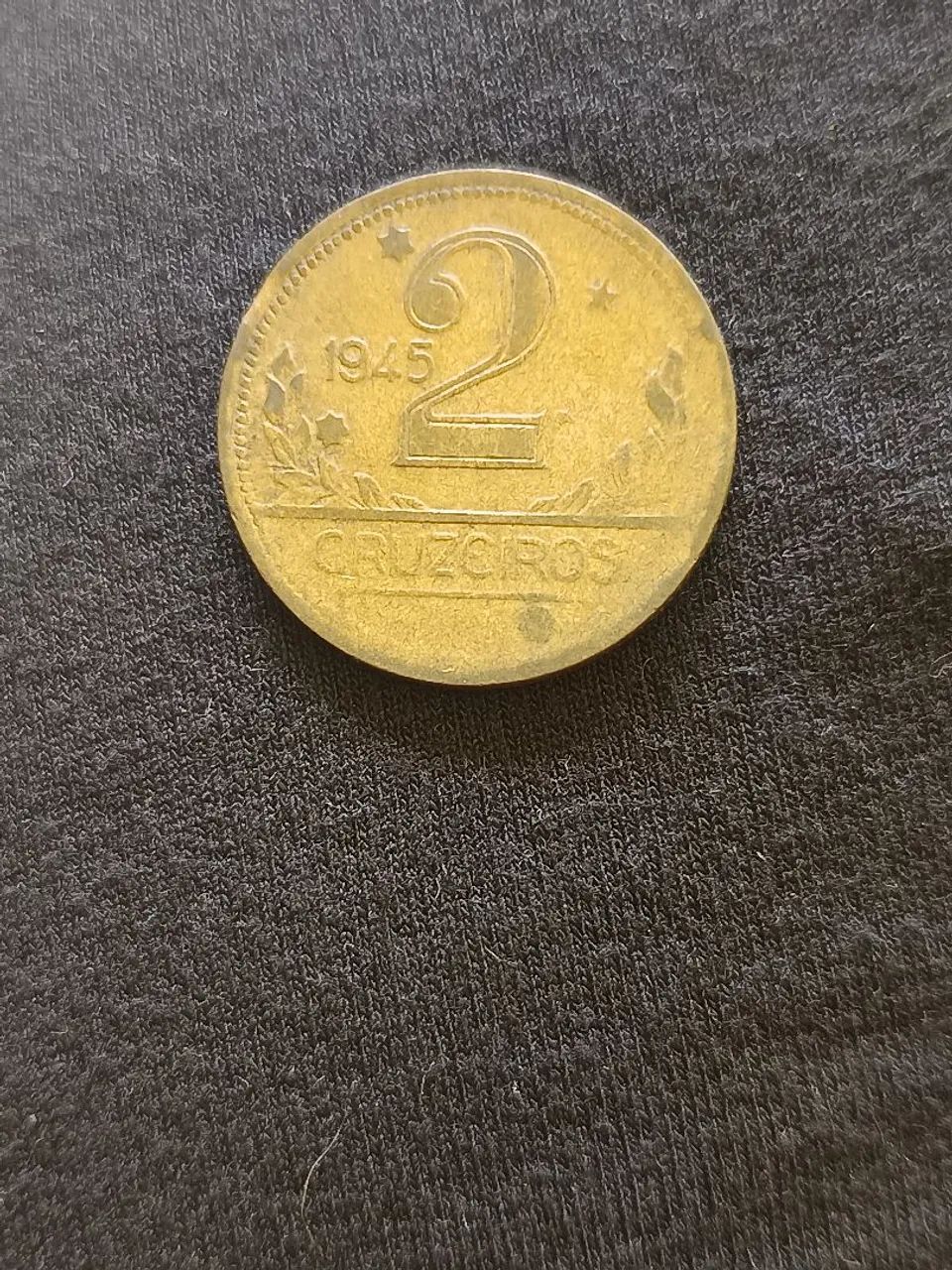 Moeda 2 cruzeiros 1945   - Foto 2