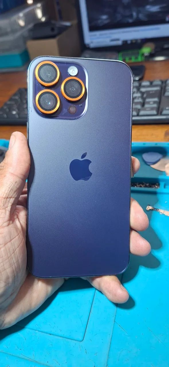 Vendo iPhone 14 pro Max 128 82% roxo impecável 