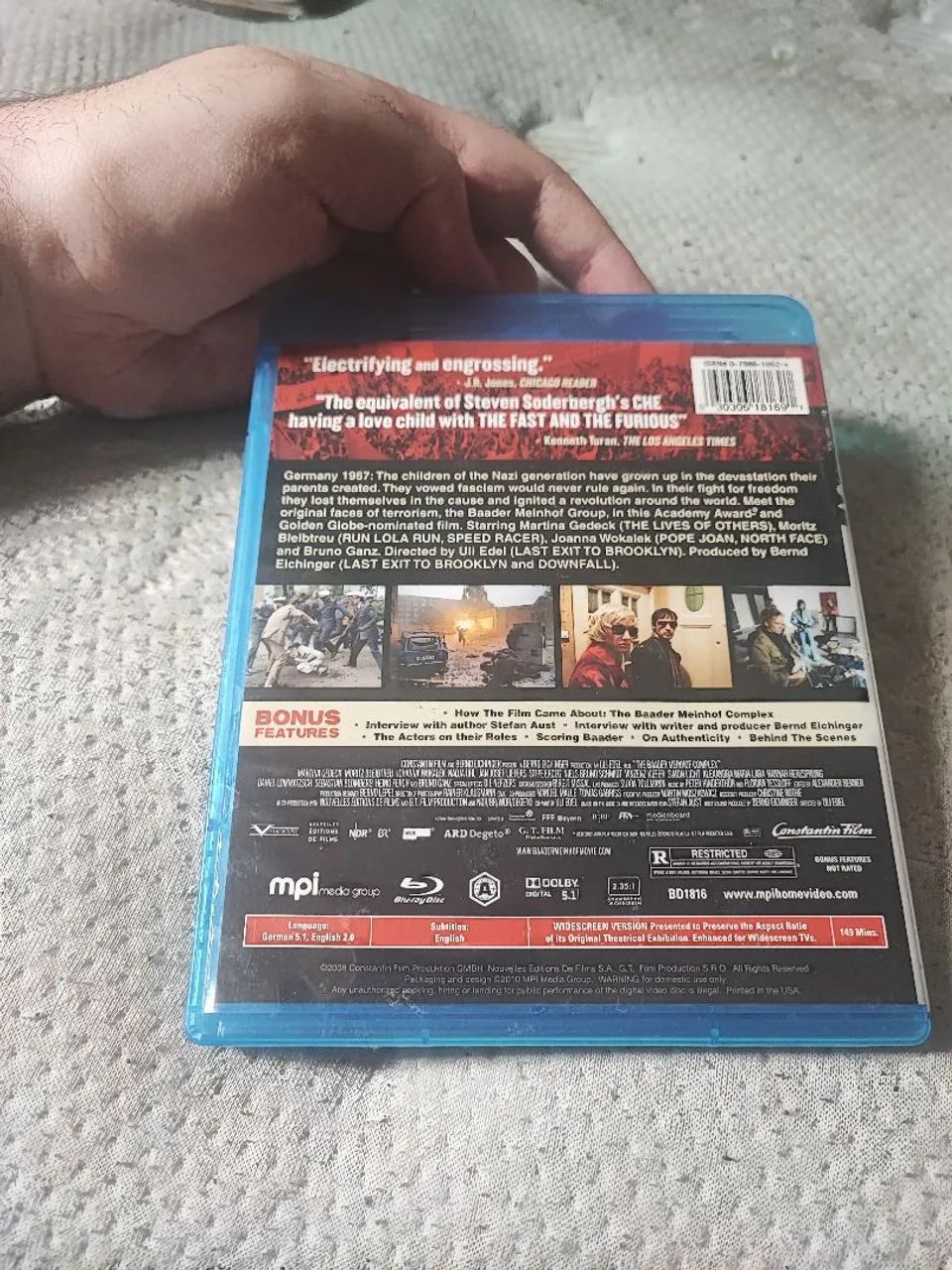 Blu-ray O Complexo Baader Meinhof (The Baader Meinhof Complex) - Original - Foto 2