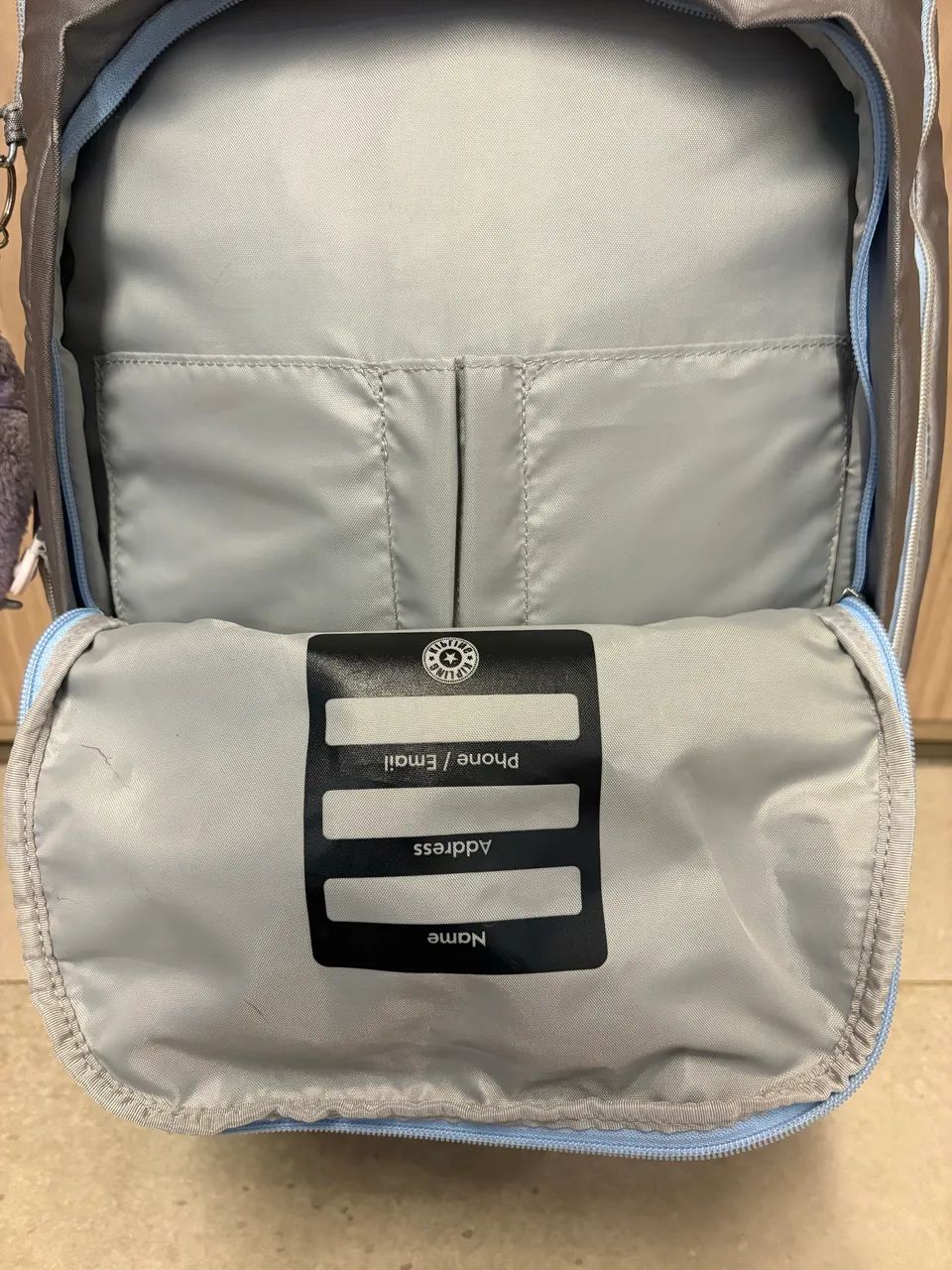 Mochila kipling Prata  - Foto 3