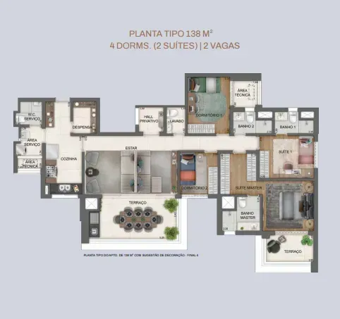 PLANTA 138m²