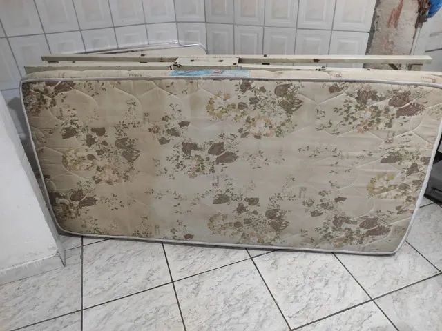 Cama Hospitalar Manual com Colchão - Foto 3