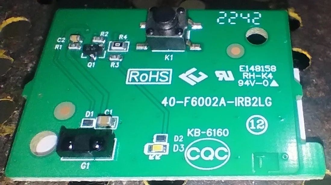 Placa função sensor tv 43R6500