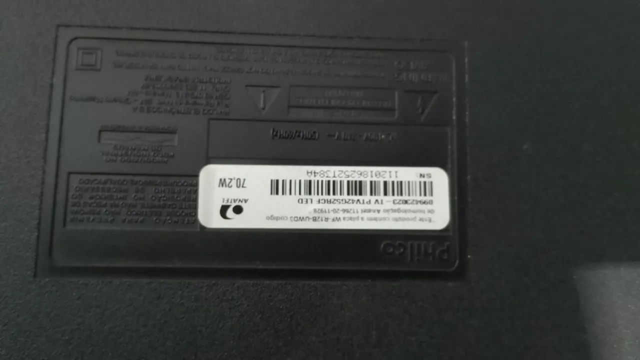TV Philco 42" LED (PTV42G52RCF) - Liga mas não dá imagem (Para Conserto ou Peças) - Foto 3