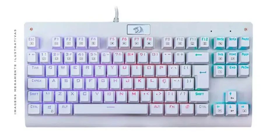 Keycaps ABNT2 Branco