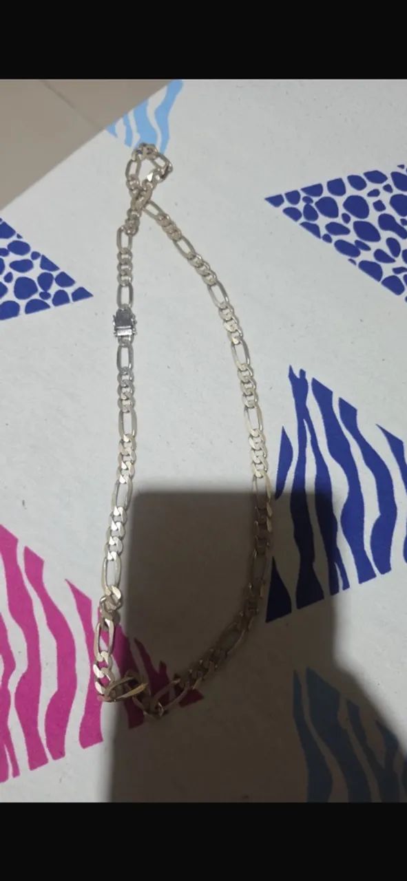 Cordão de prata prata 35 pra vende agora 