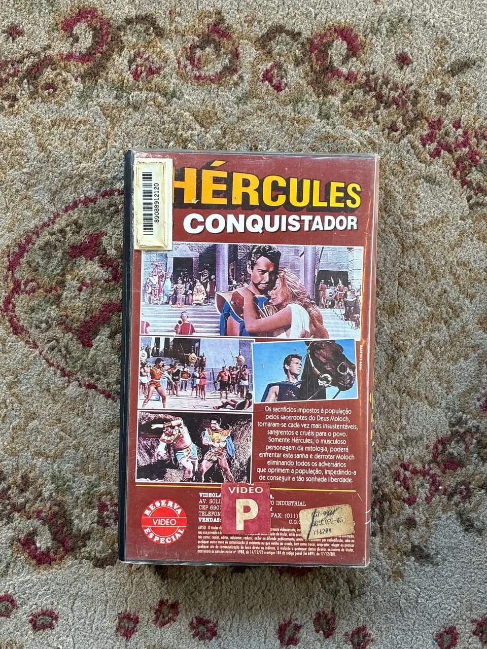 Vhs filme Hércules o conquistador  - Foto 3