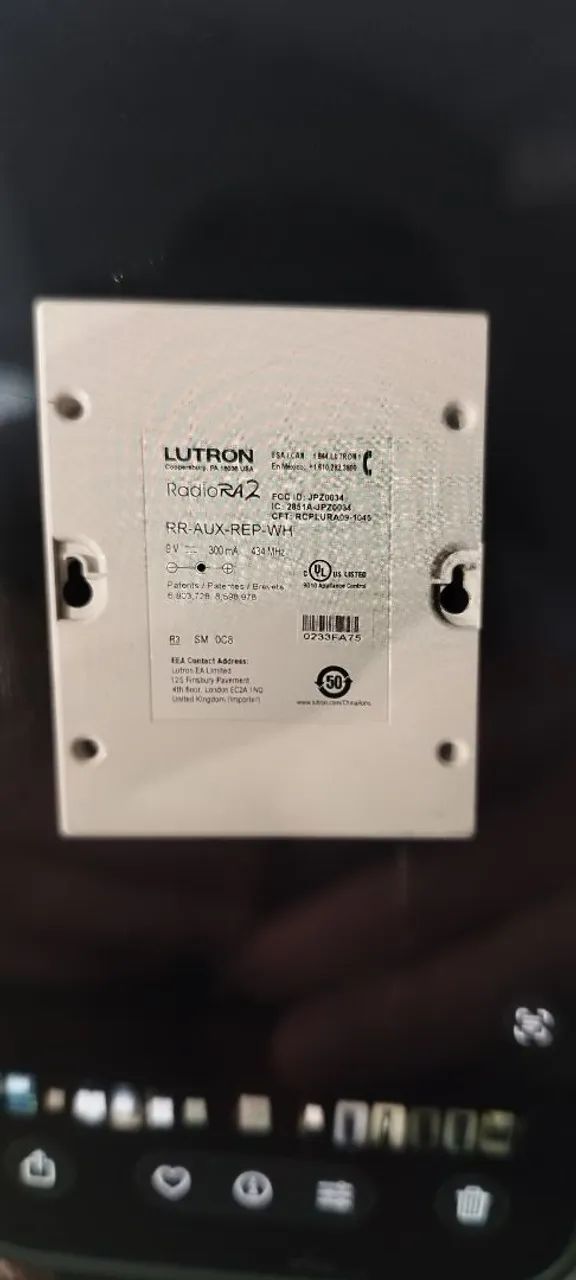 Repetidor Auxiliar Lutron wireless, automação  - Foto 3