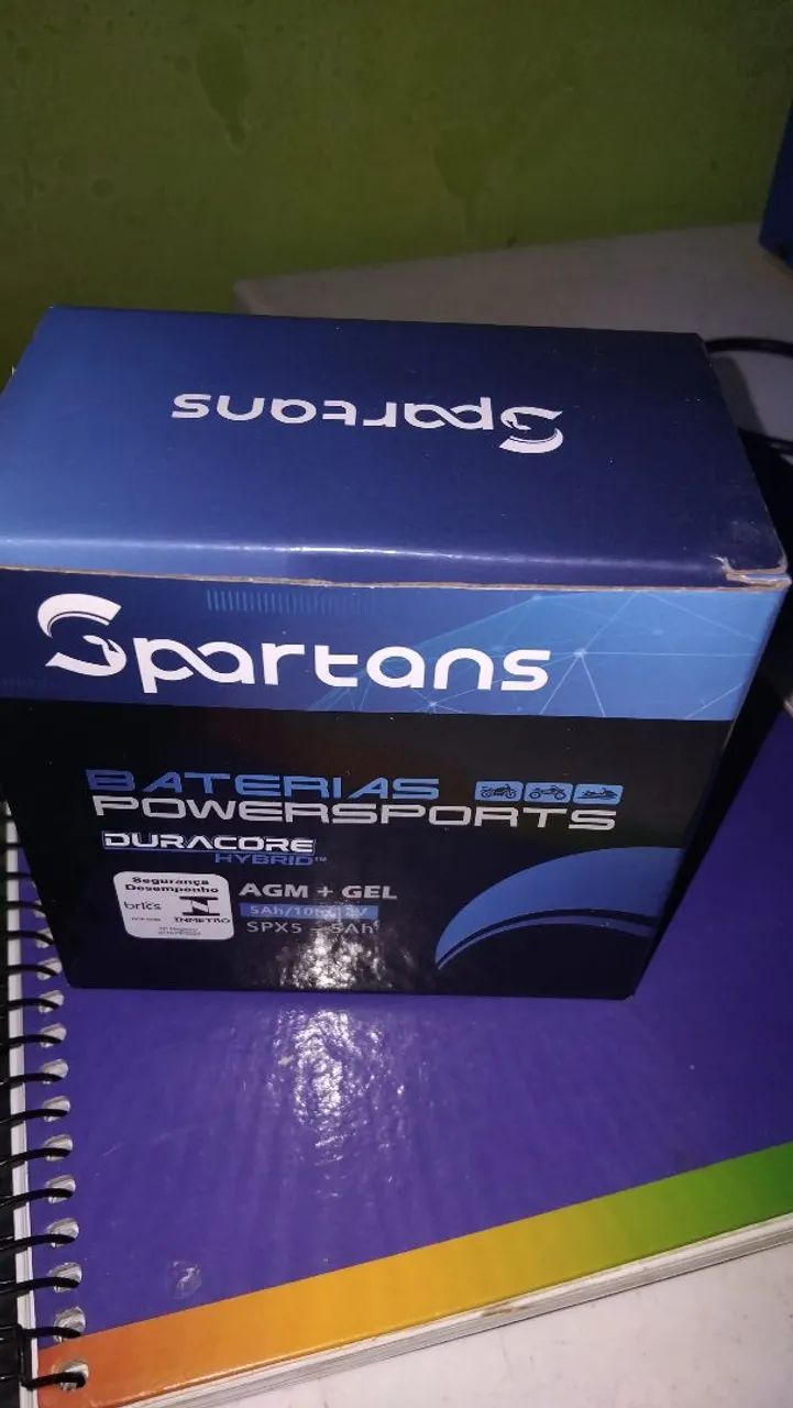 Bateria de moto Spartans  - Foto 3