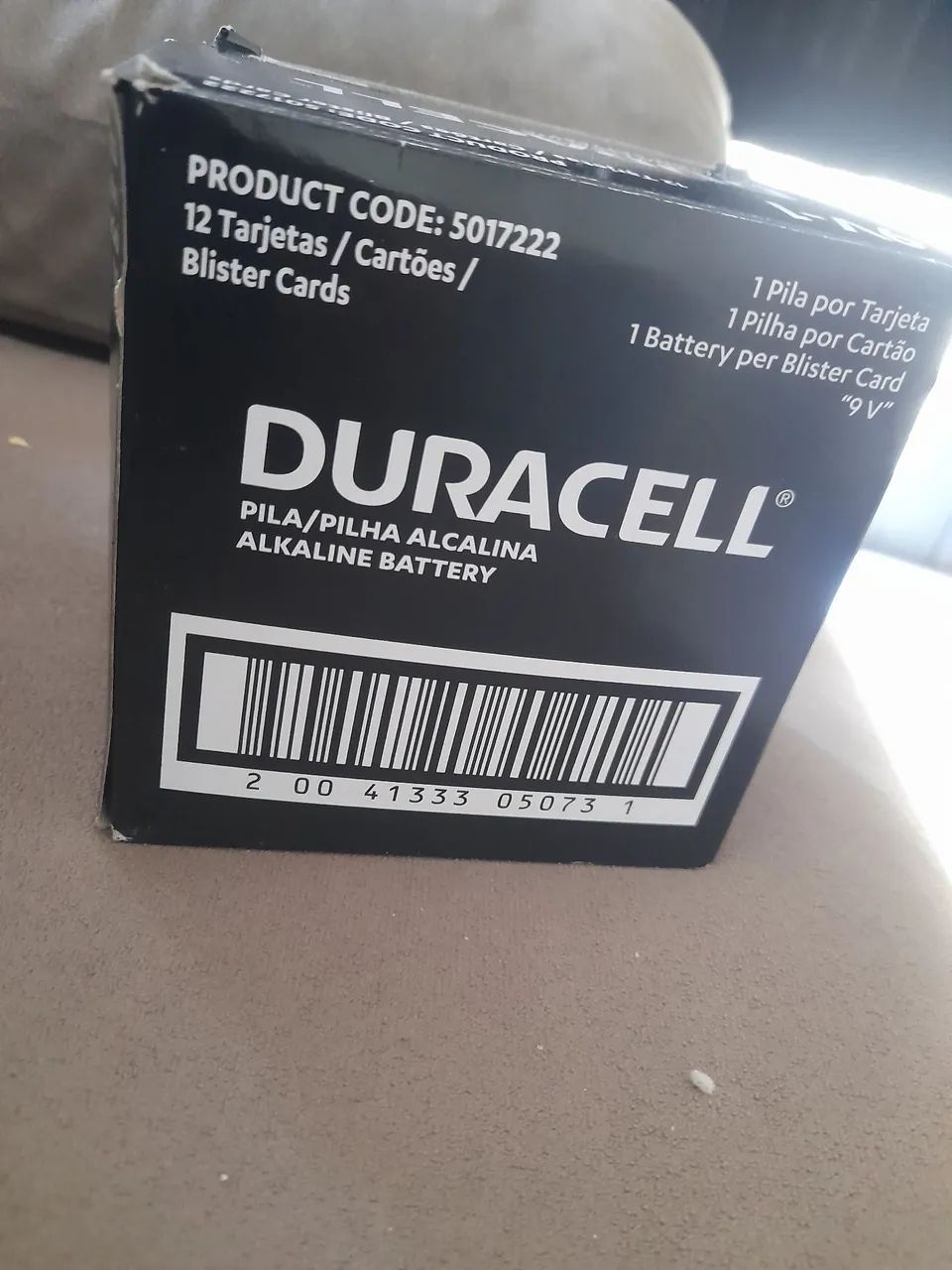 Caixa de bateria 9 volts  duracell  caixa com 12 - Foto 4