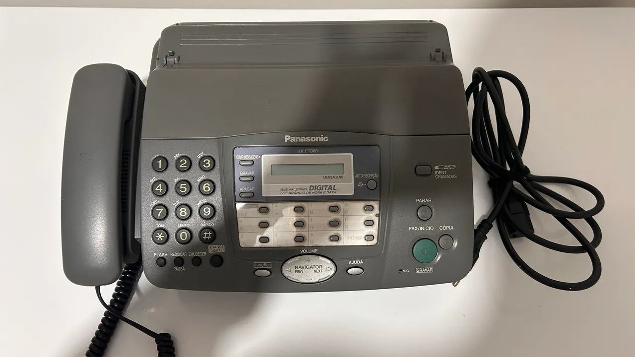 Fax Panasonic KX- FT vintage retro funcionando  - Foto 2