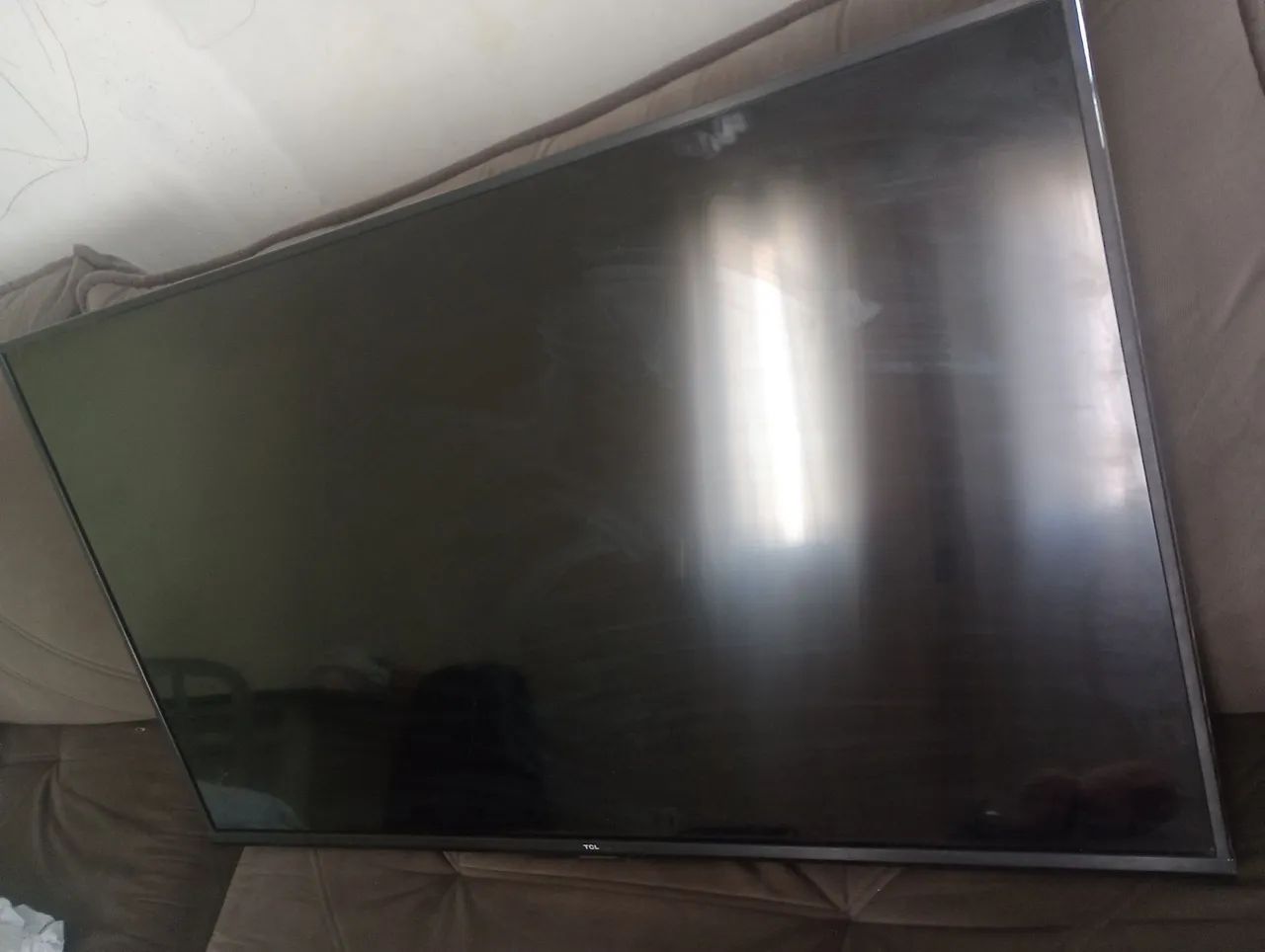 Tv tcl 50polegadas com defeito na tela