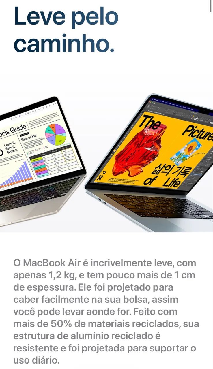 MacBook Air de 13 polegadas: 512GB - Prateado - parcelo até 21x  - Foto 5