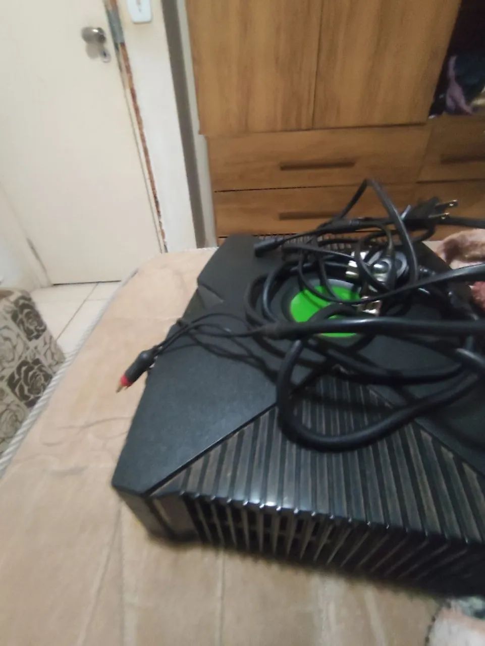 Xbox clássico funcionando perfeitamente