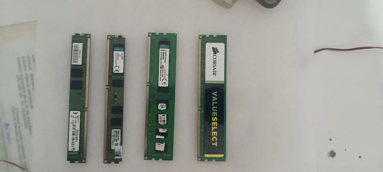 Memória ram dd3 2x8 e 2x4 