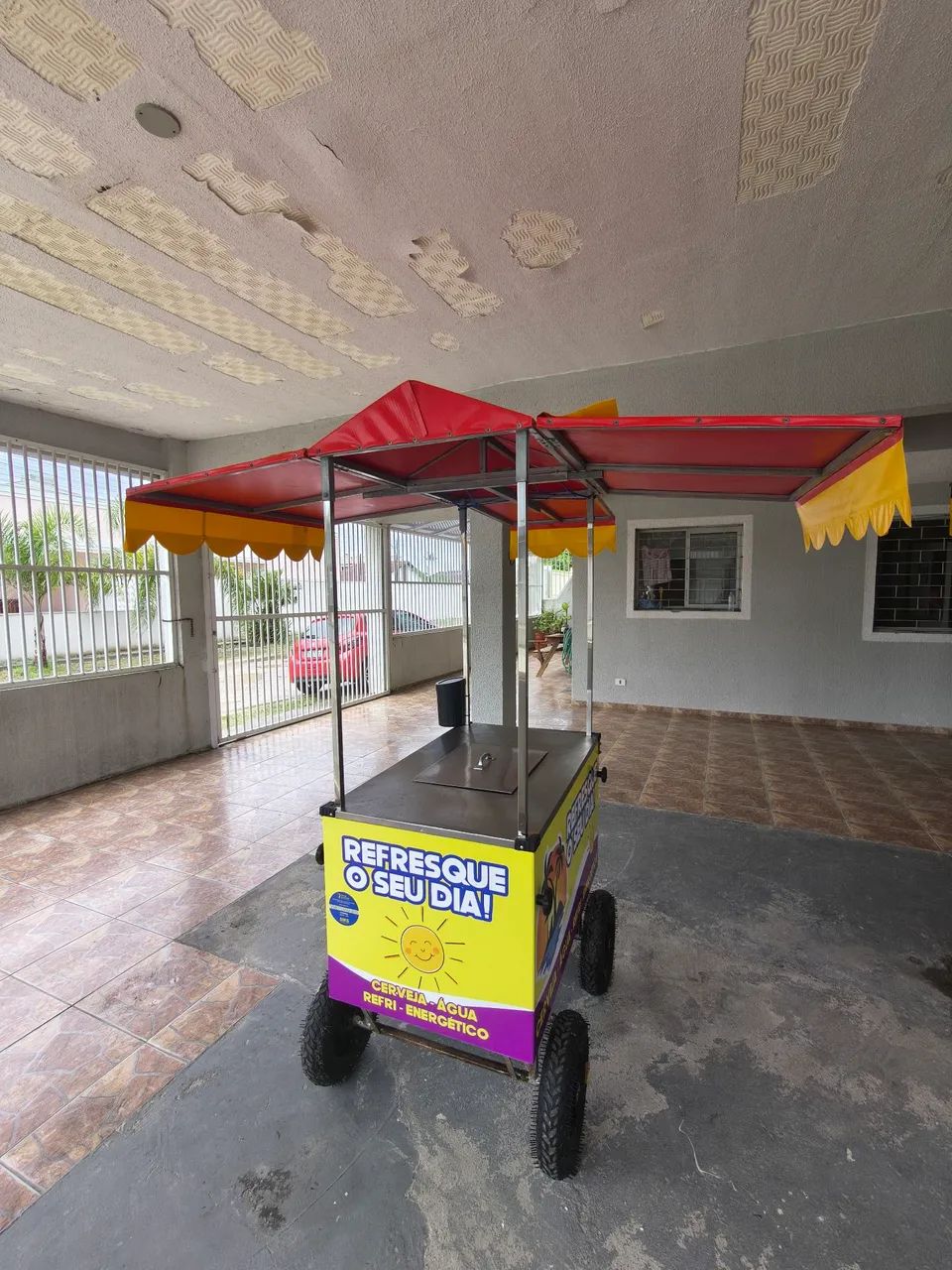CARRINHO DE BEBIDAS - VENDA PARA AMBULANTE - PRAIA  - Foto 2