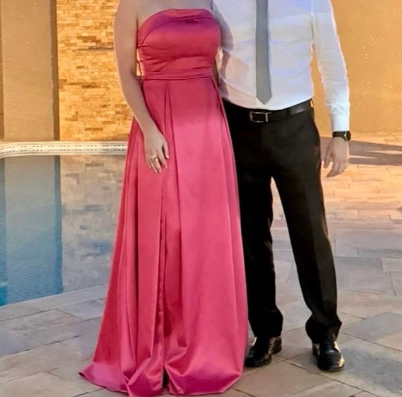Vestido de festa rosa 