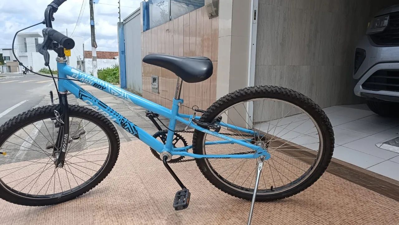 Bicicleta Flash Boy Cairu Azul - Foto 2