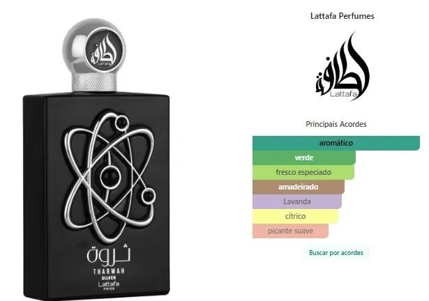 Perfume Lattafa Tharwah Silver Eau de Parfum 100ml - Foto 4