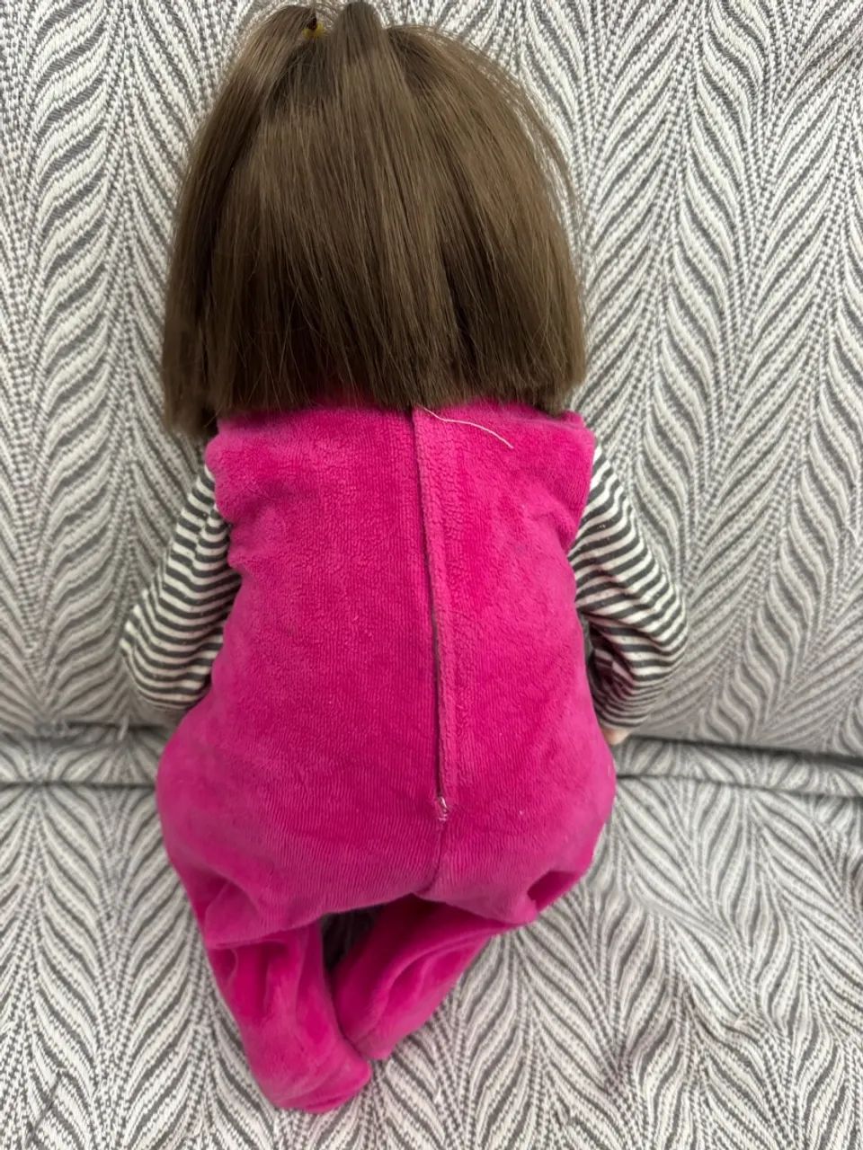 Bebê reborn corpo de tecido, braços e pernas de silicone  - Foto 5