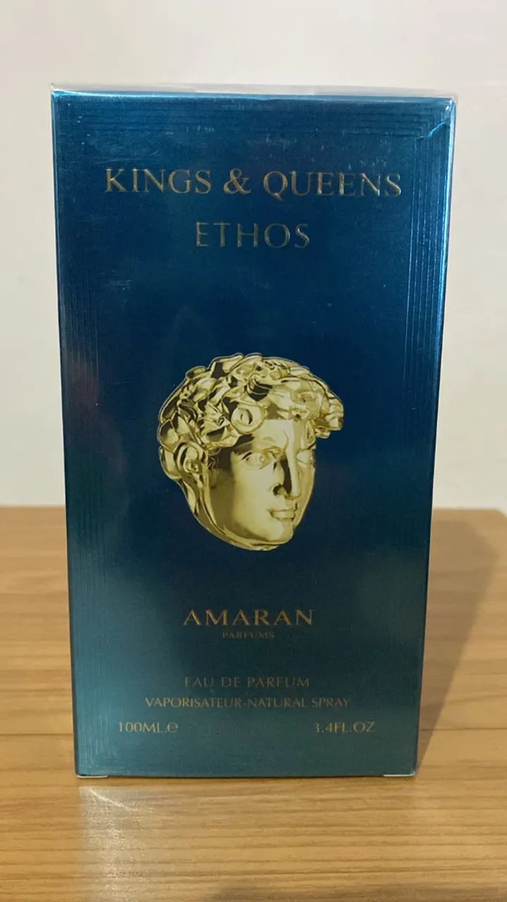 Perfume amaram kings&queens ethos 100ml - original - lacrado