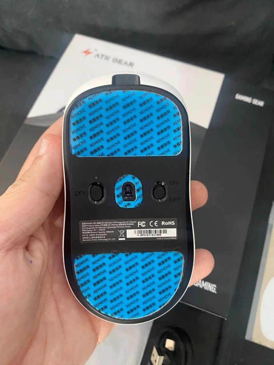 Mouse ATK Dragonfly A9 Ultimate - CONSERVADÍSSIMO - Foto 2