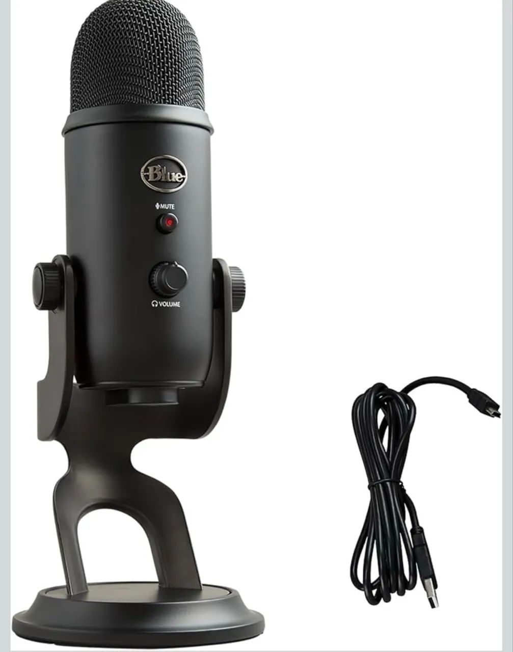 Microfone Logitech for Creators Microfone USB Blue Yeti