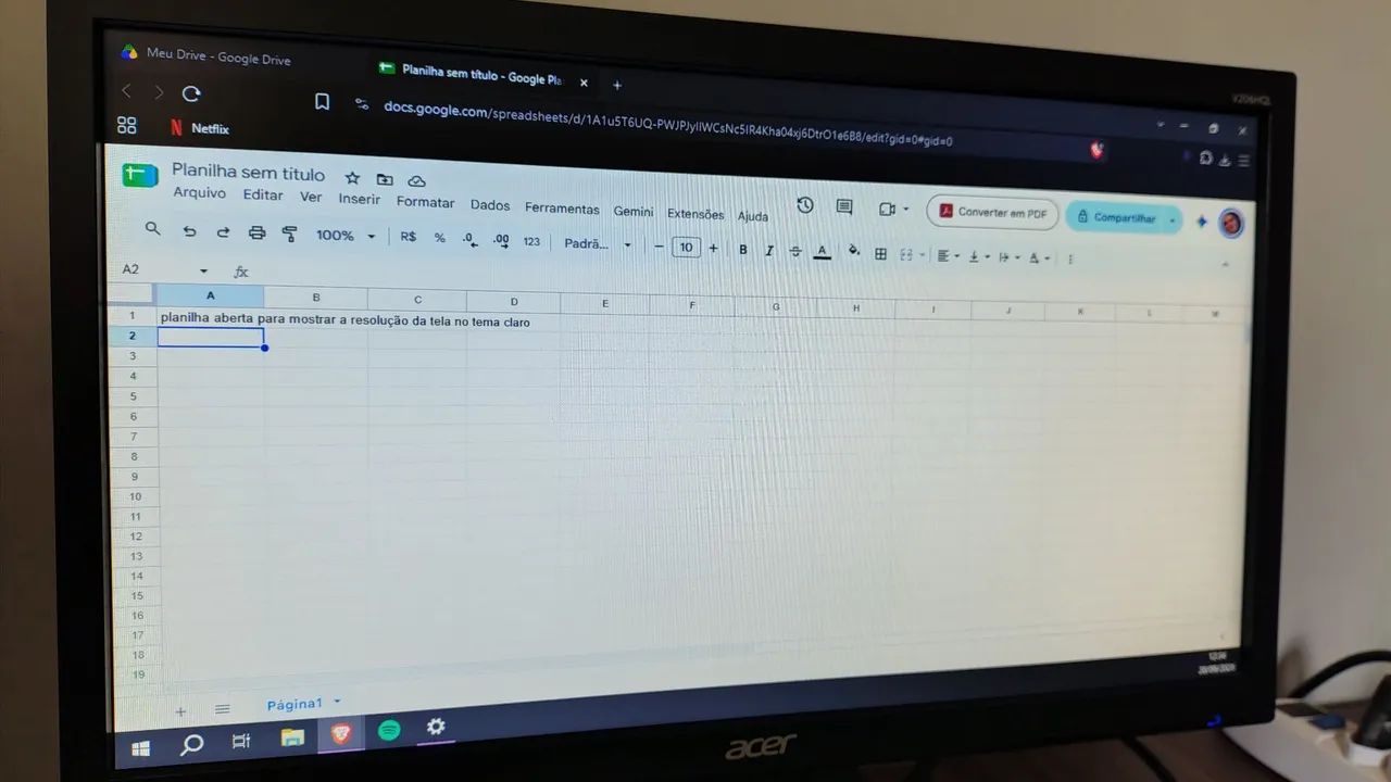 Monitor Acer V206HQL 19.5 Polegadas HDMI - Perfeito Estado (Pronto para Uso) - Foto 3