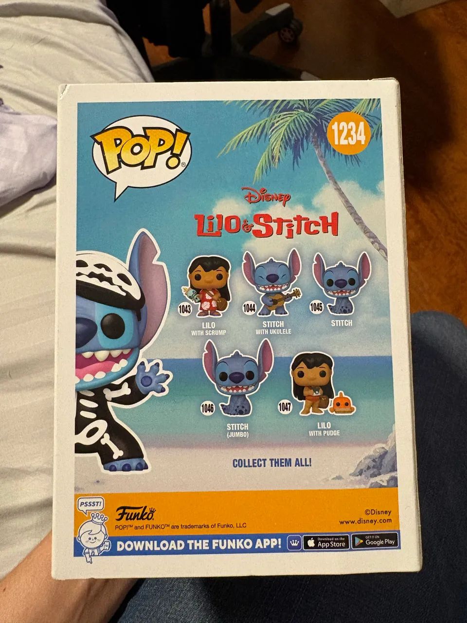 Funko Pop Stitch esqueleto - Versão especial Halloween 1234 - Foto 3