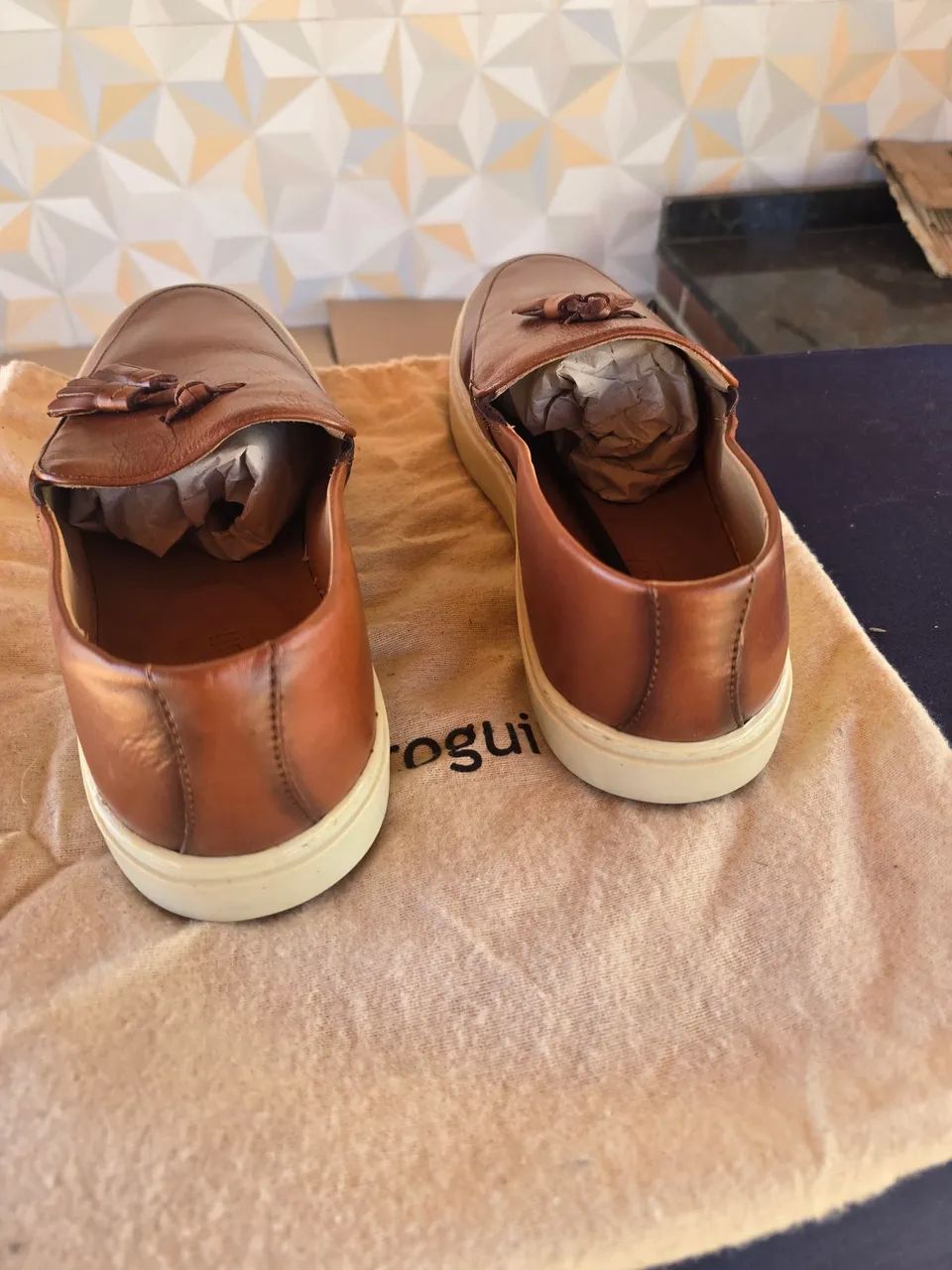 Loafer Broguii Marron - Foto 3