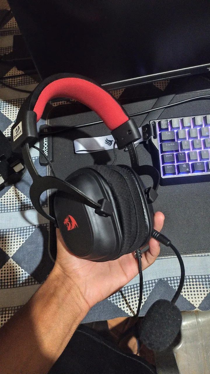 Pc gamer com Teclado magnético + mouse gamer e Headset  - Foto 5