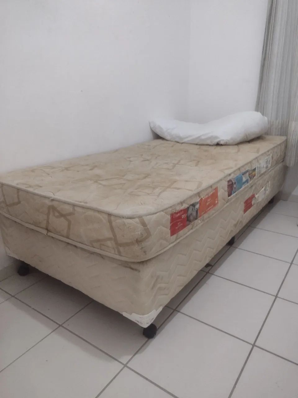 Cama box solteiro Base+Colchao