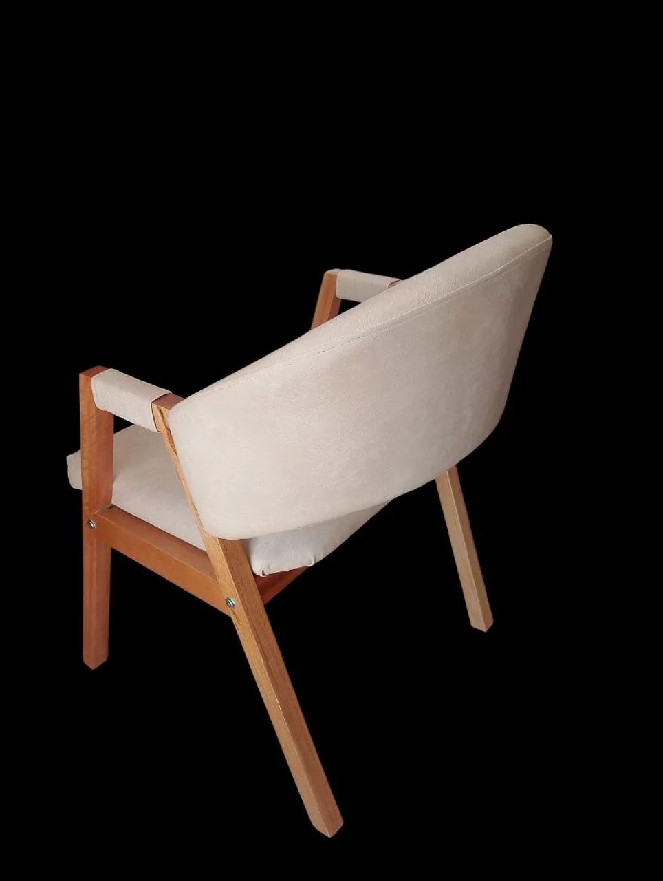 Poltronas em madeira, leia a descrição do anúncio  - Foto 4