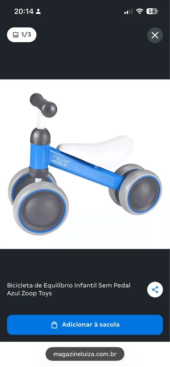 Bicicleta de equilíbrio  - Foto 3