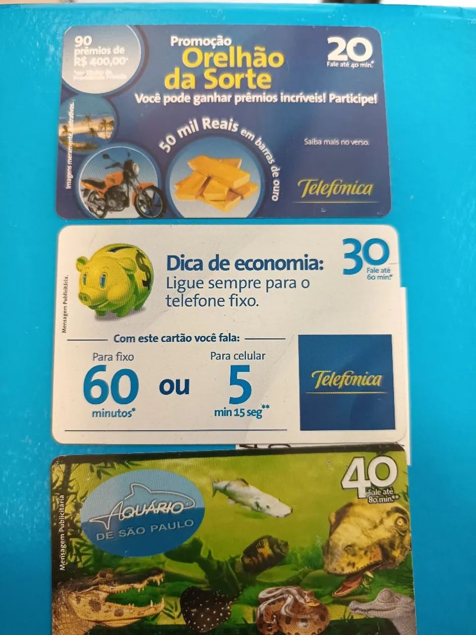 Cartões telefonicos - Foto 5