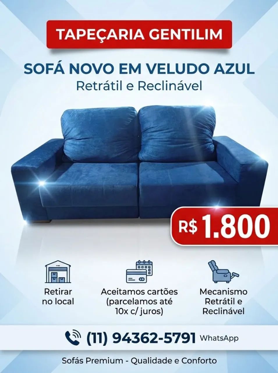 Sofá retil 