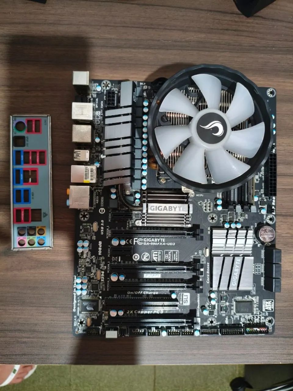 Kit AMD FX8120 / Placa mãe GA-990 AM3+ /8Gb de RAM