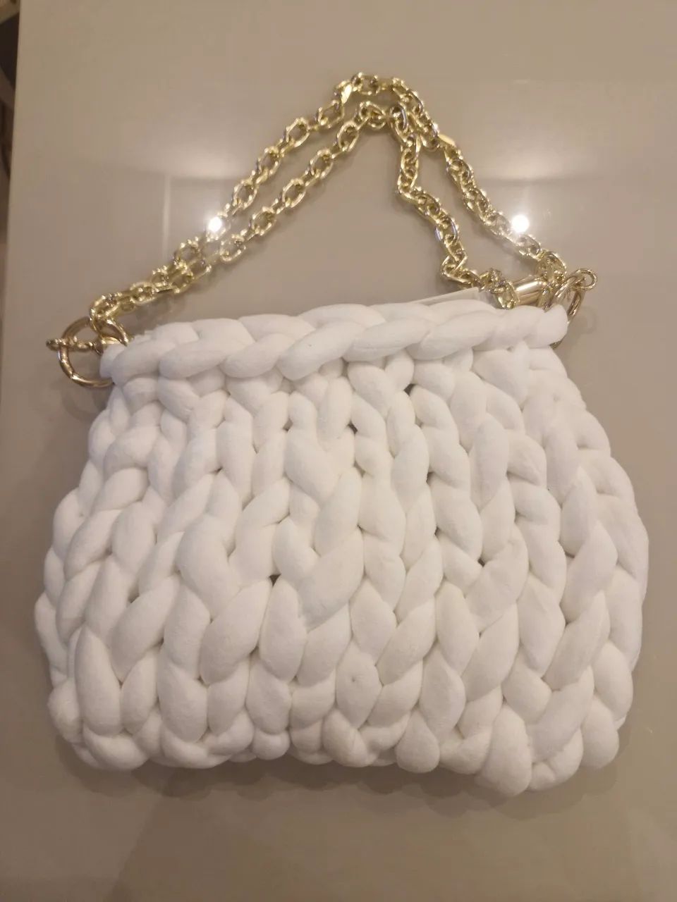 Bolsa em crochet 