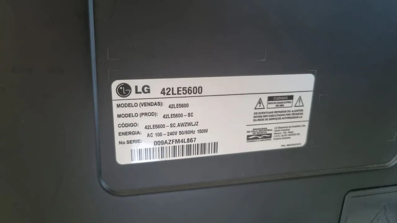 TV LG 42 Polegadas 