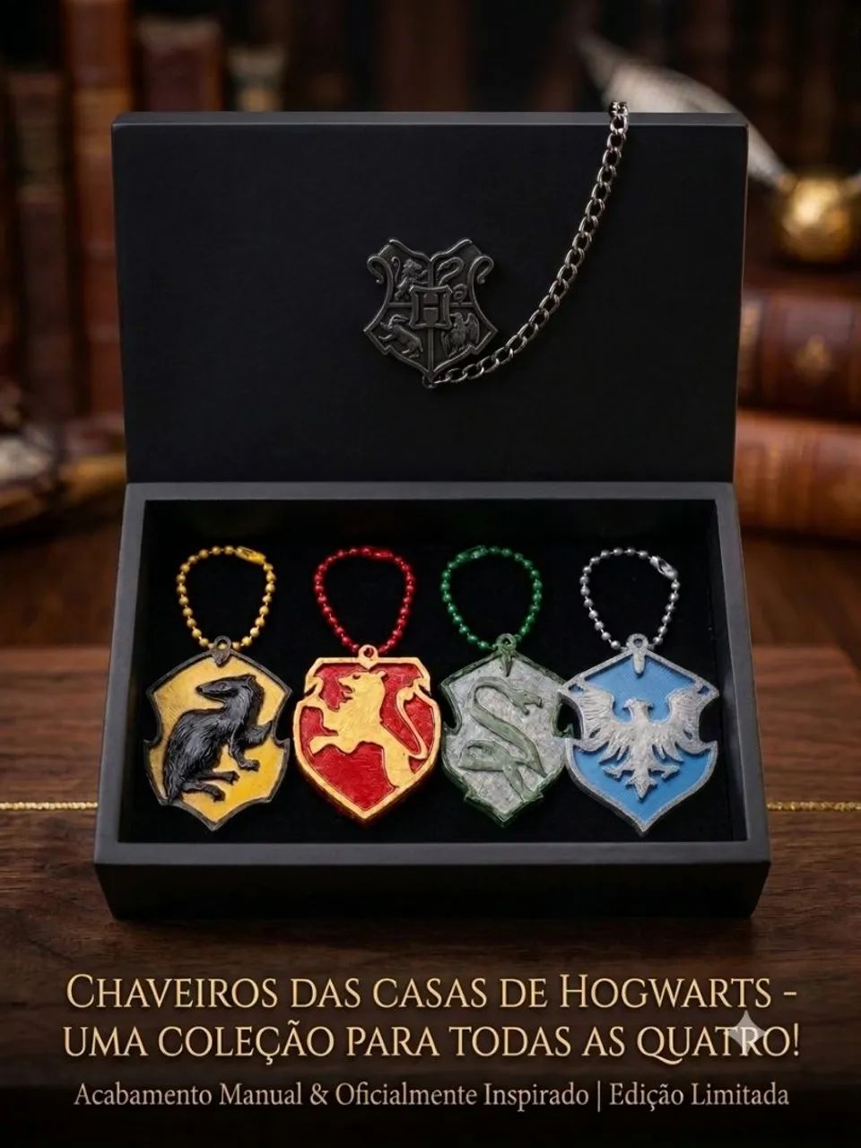 Chaveiro - casas do Harry Potter (unidade)