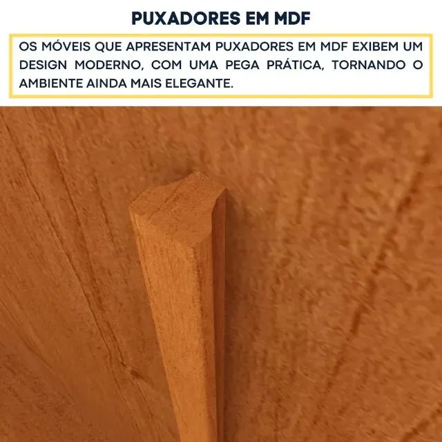 Cômoda Barcelona Ripada Casal 4 Gavetas - Foto 2