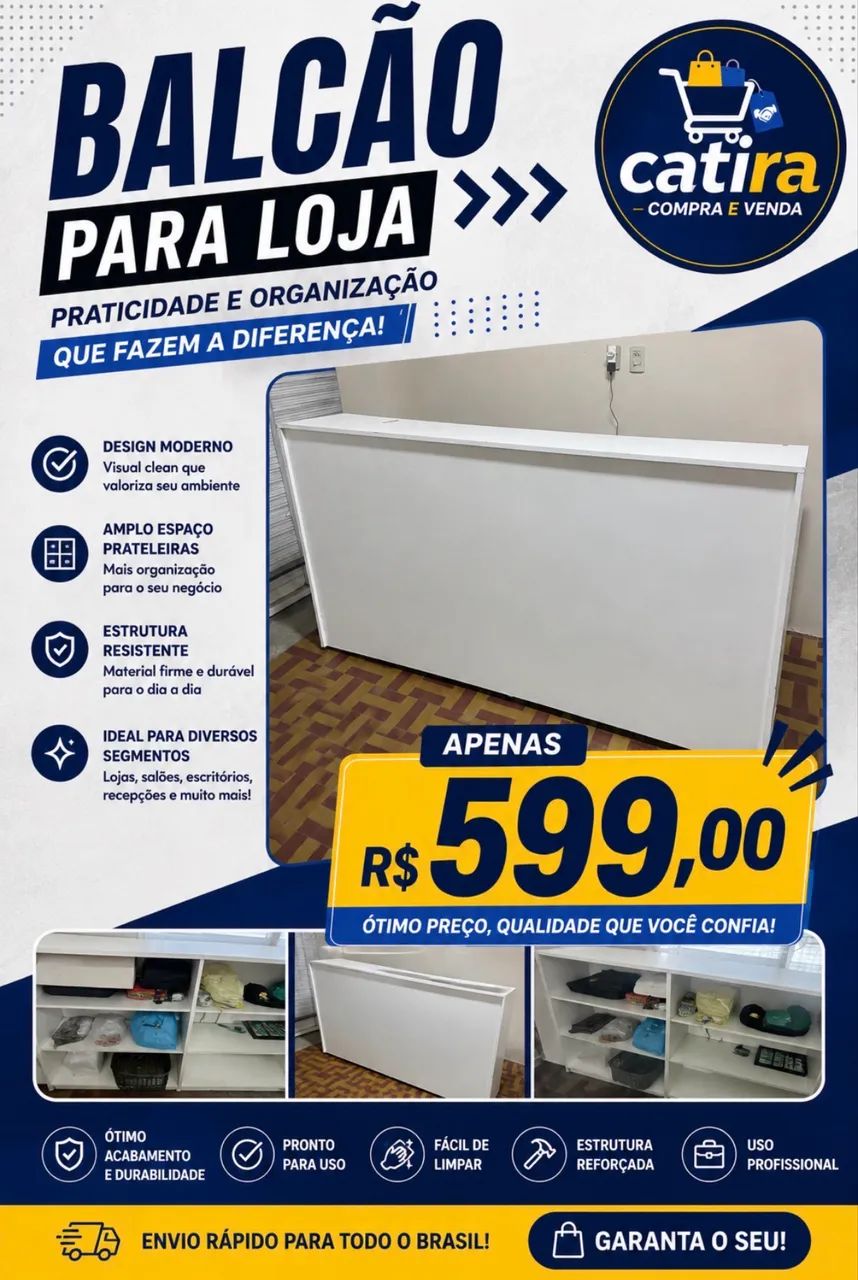 Balcão para loja 