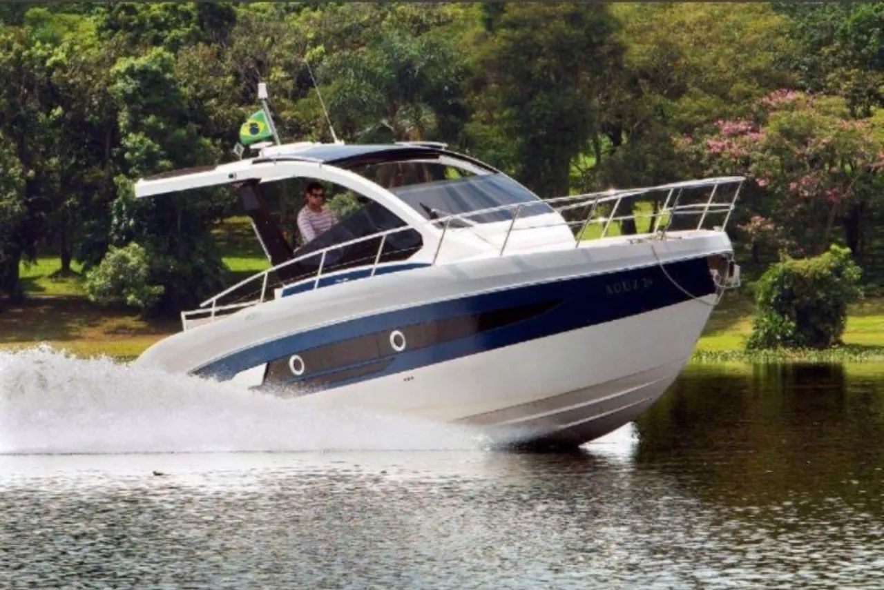 Aguz 29 HT + bote Remar com motor de 5hp - Foto 12